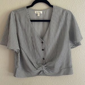 Monetau Los Angeles Button Down Blouse